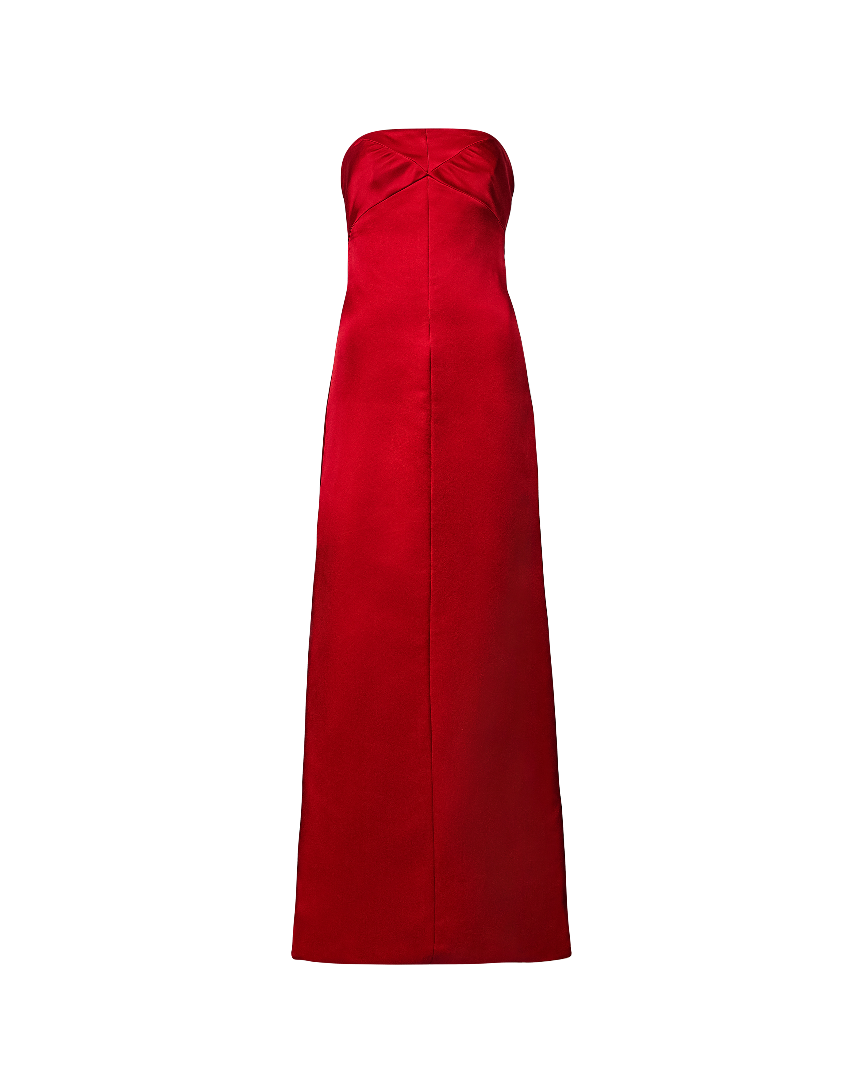 A/W 1998 Red Strapless A-Line Gown A/W 1998 Red Strapless A-Line Gown