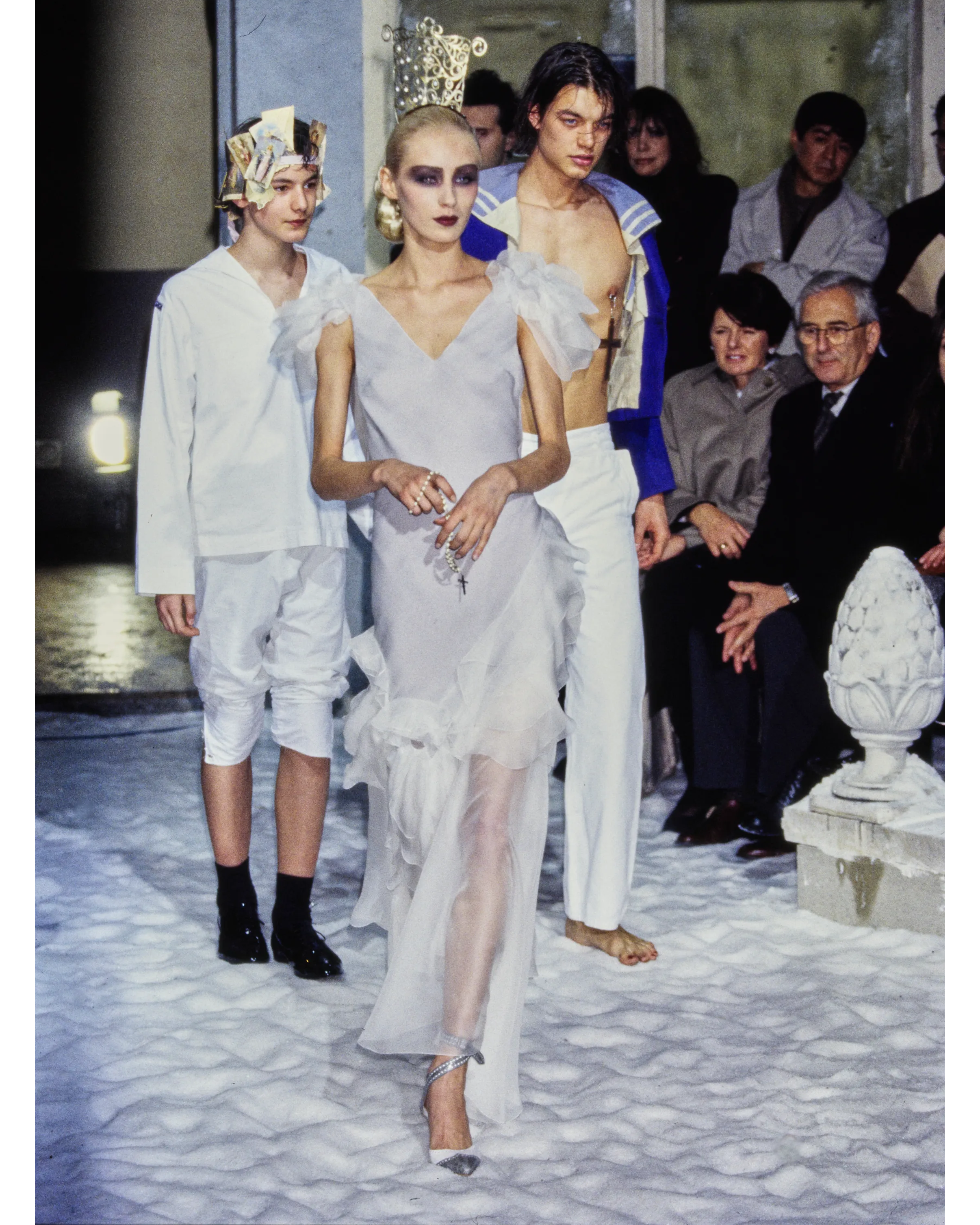 S/S 2004 Lavender Purple Bias Cut Slip Gown and Slip Dress