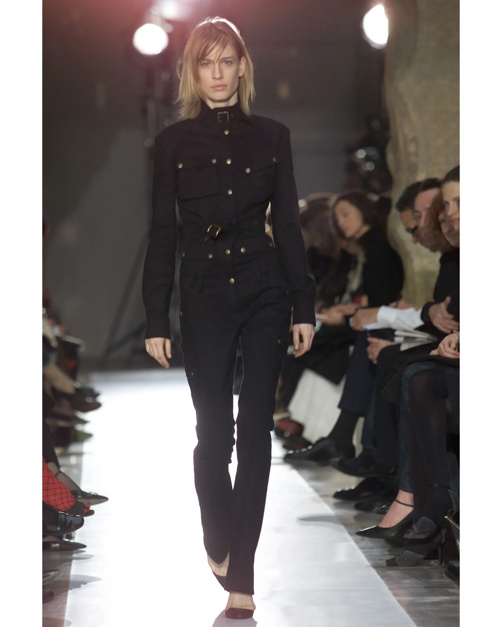 A/W 2001 Black Jumpsuit with Bronze Hardware