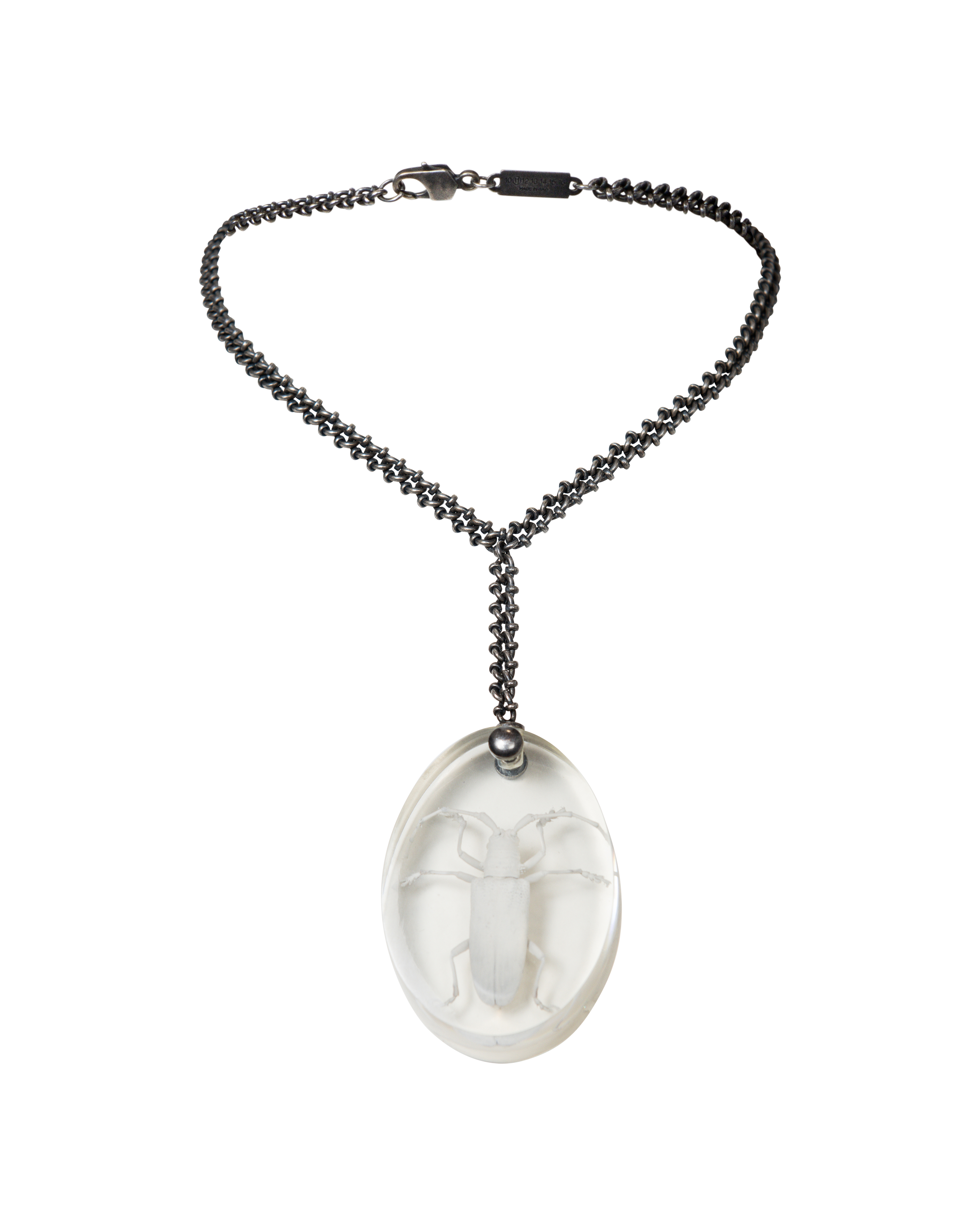 c. 2007 Resin Cast Beetle Necklace