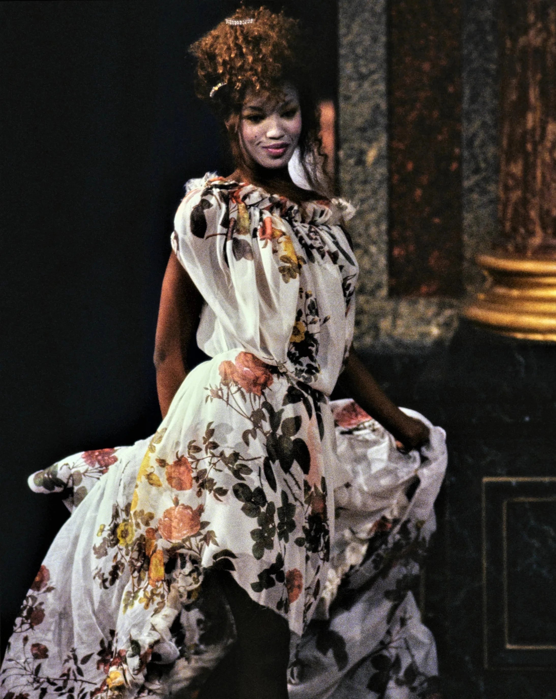 Vivienne westwood floral dress deals