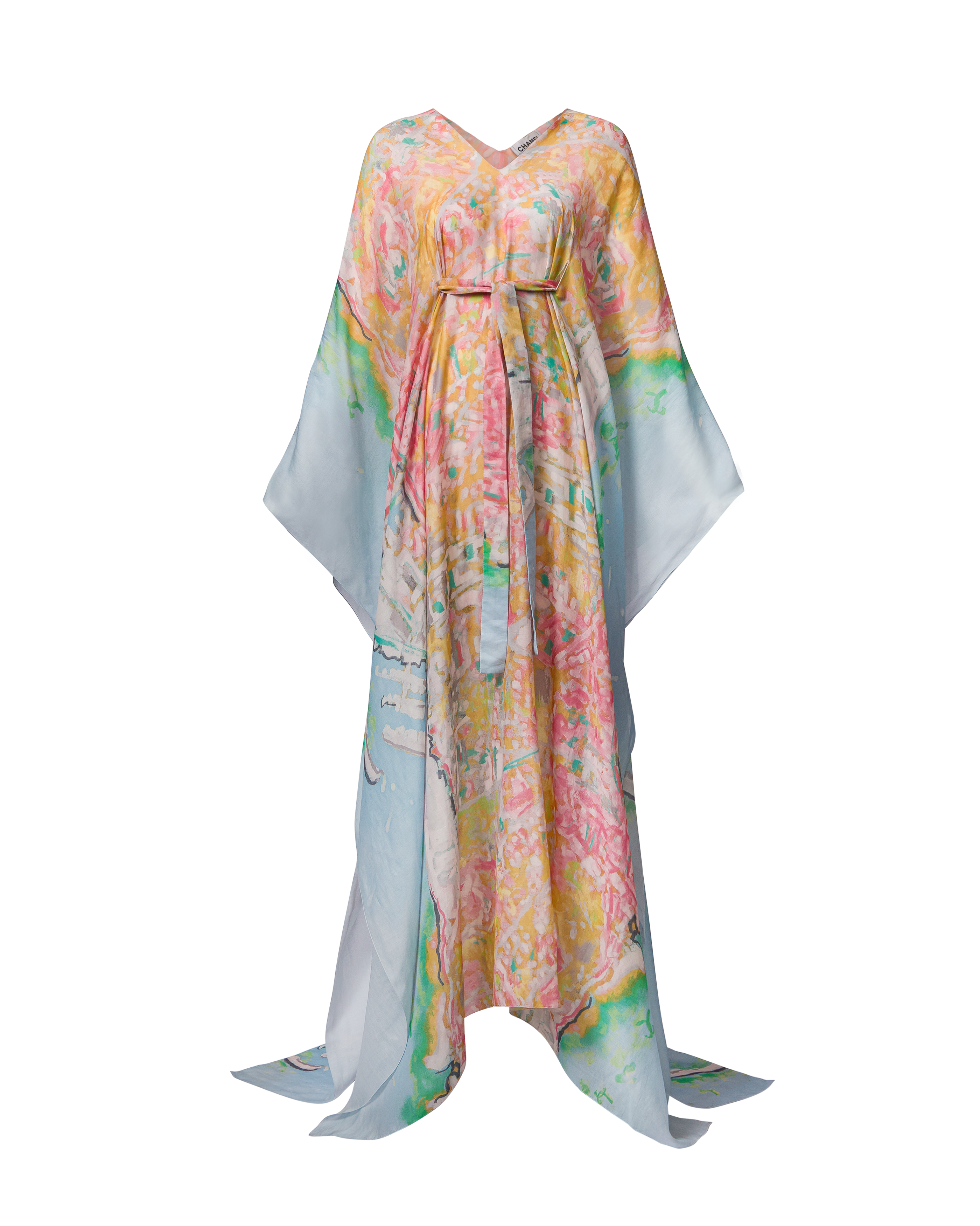 Resort 2011 Watercolor Print Caftan