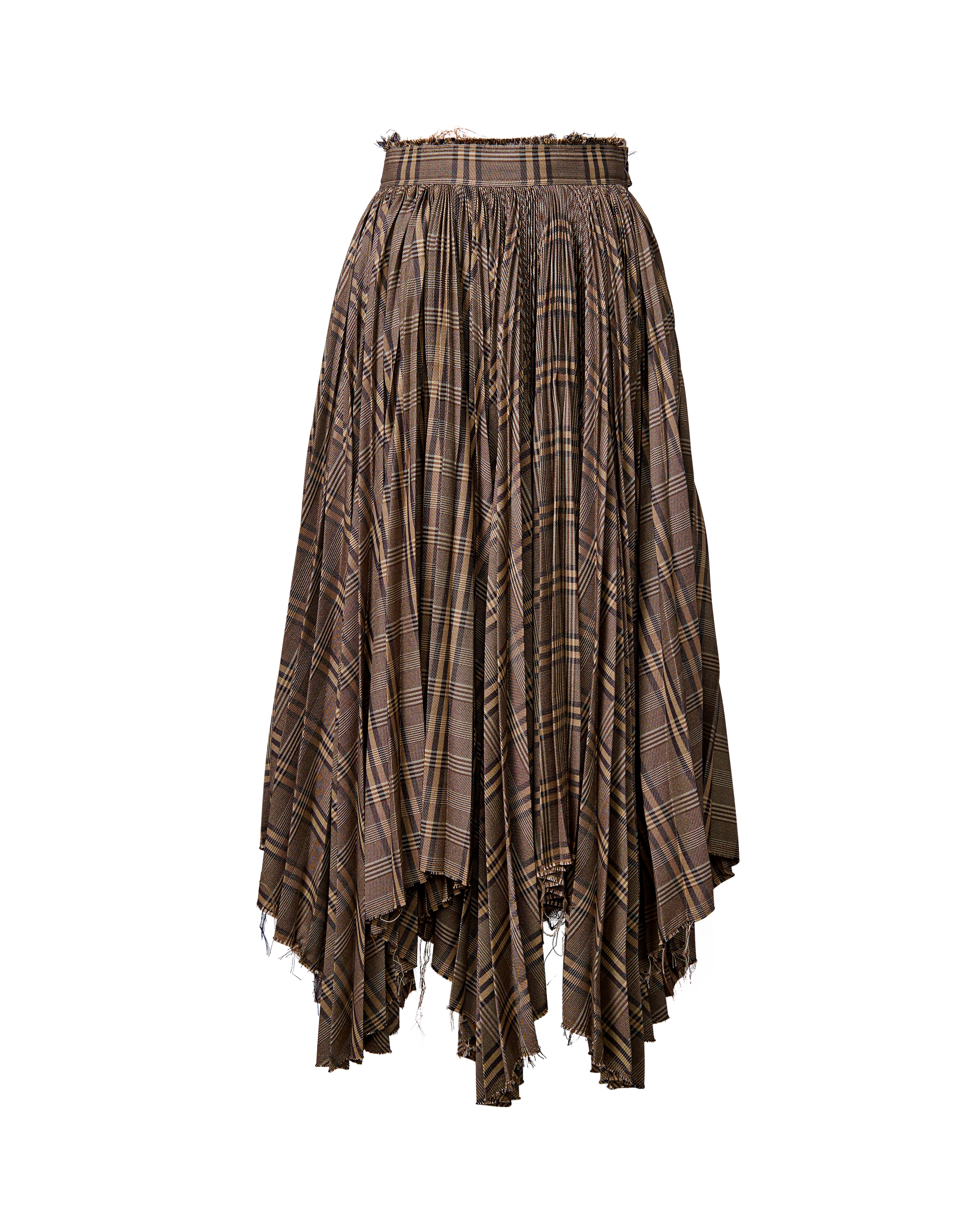 S/S 2018 Plaid Pleated Skirt