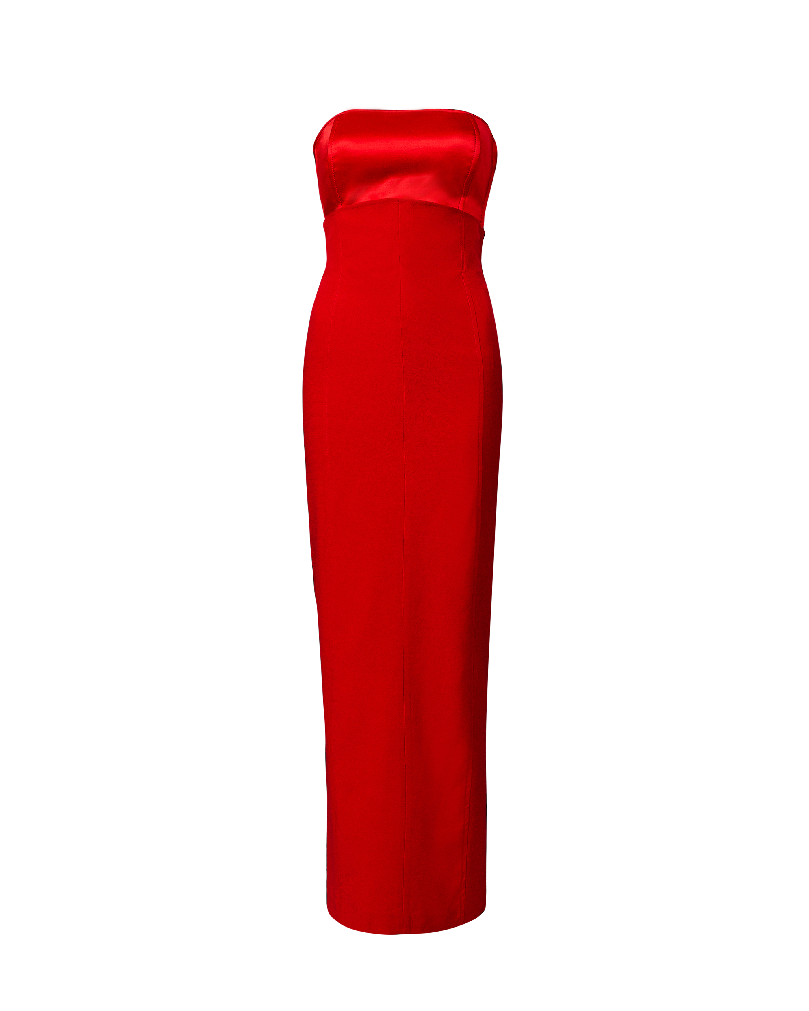 S/S 2000 Red Strapless Corset Dress