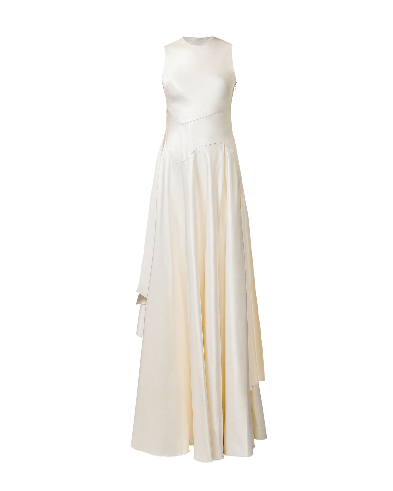 c. 2010 Ivory Sleeveless Gown