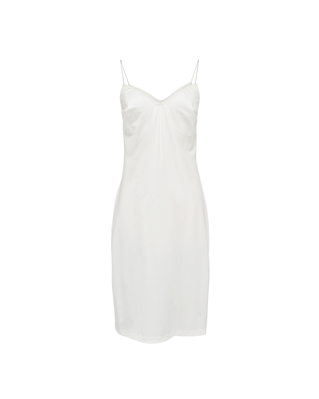 1990’s White Slip Dress with Chain Straps