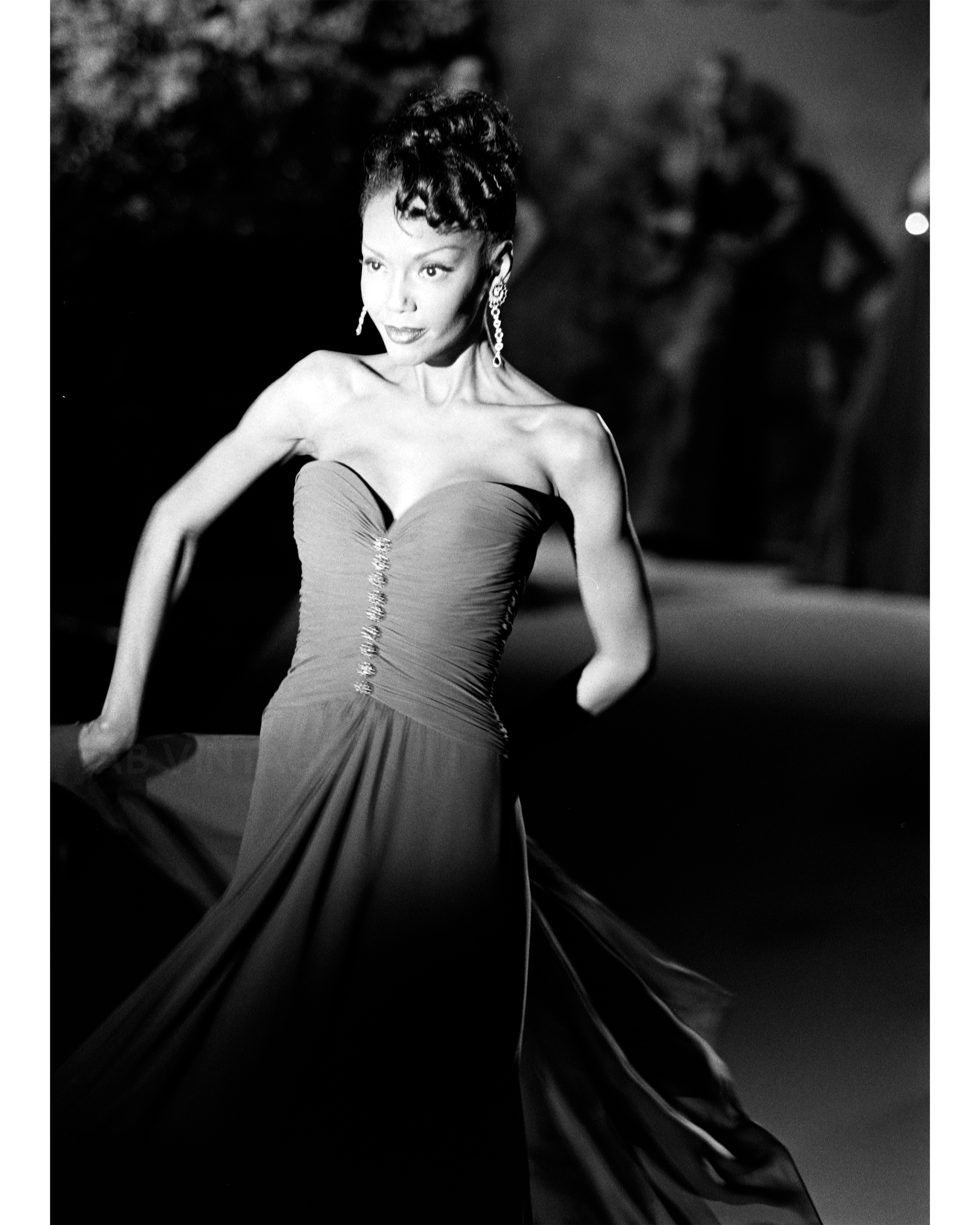 A/W 1996 Red Strapless Bustier Gown