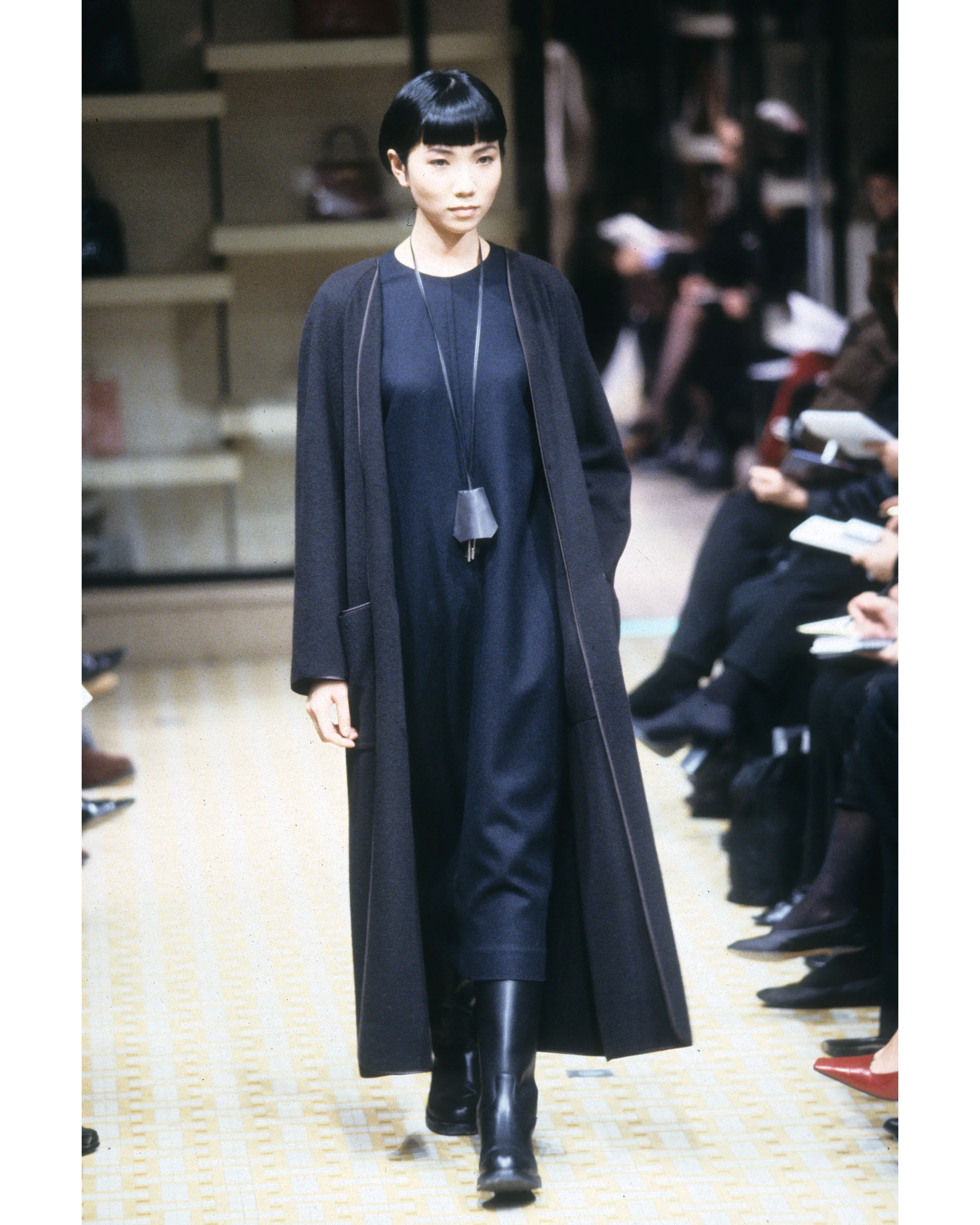 A/W 1998 Cashmere Collarless Brown Jacket