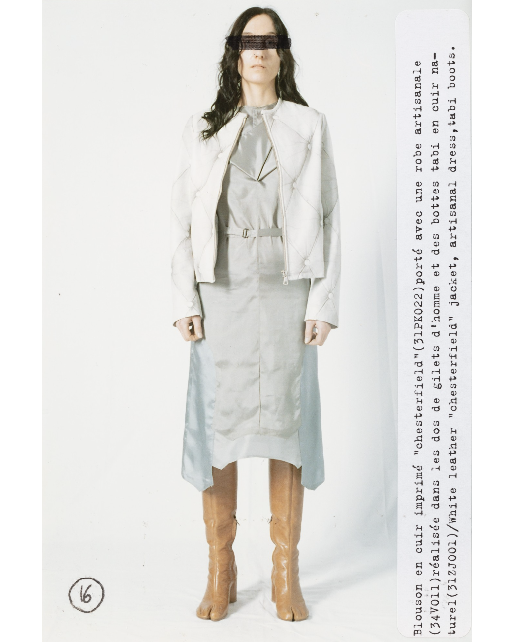 A/W 2004 Trompe L'Oeil 'Chesterfield' Skirt