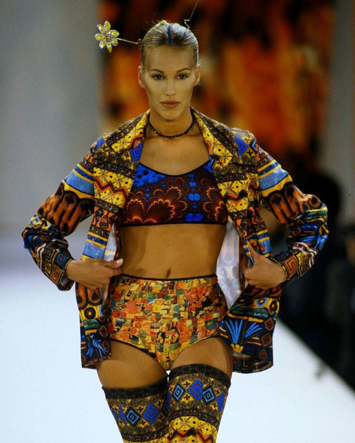 S/S 1994 Psychedelic Printed Mini Skirt