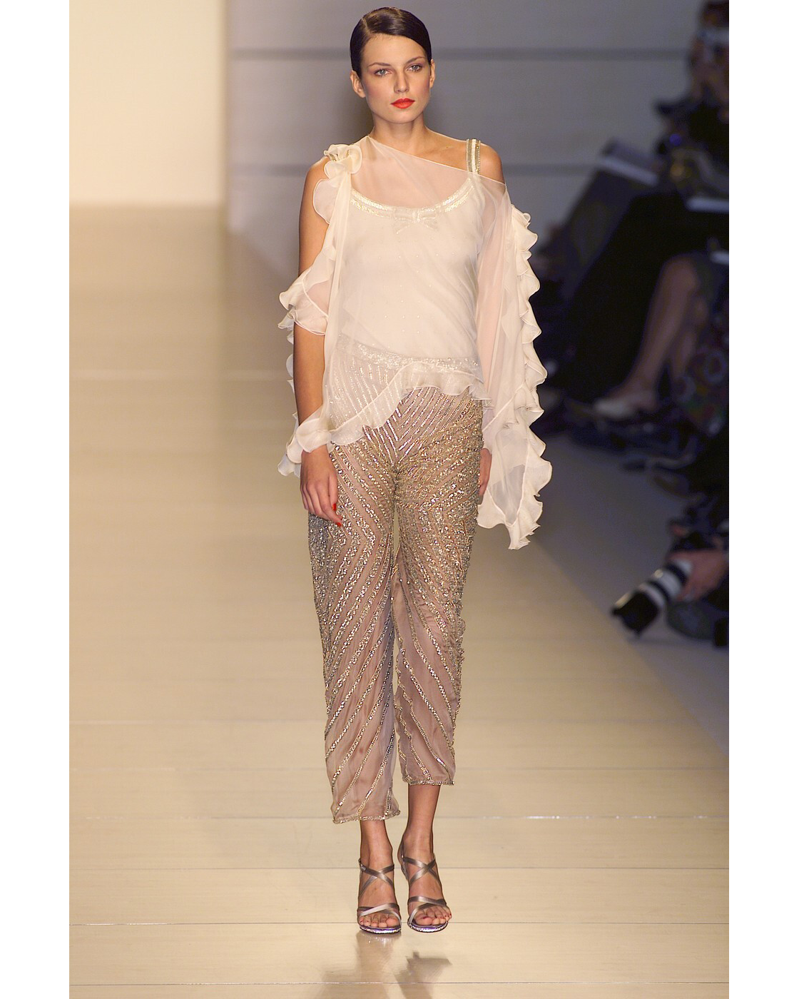 S/S 2001 Embellished Silk Pants