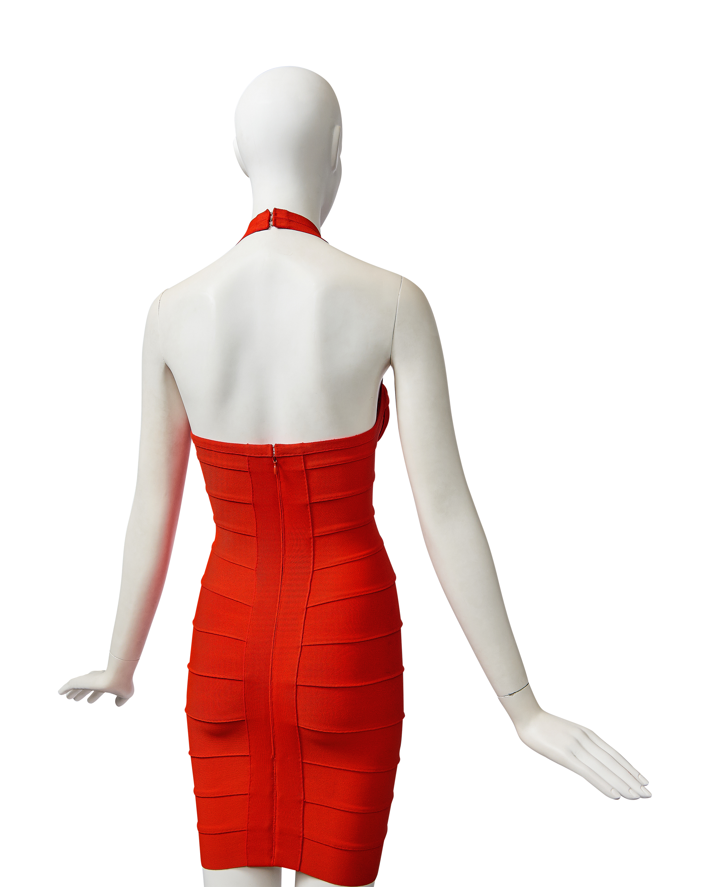 S/S 1993 Orange Bandage Mini Dress S/S 1993 Orange Bandage Mini Dress