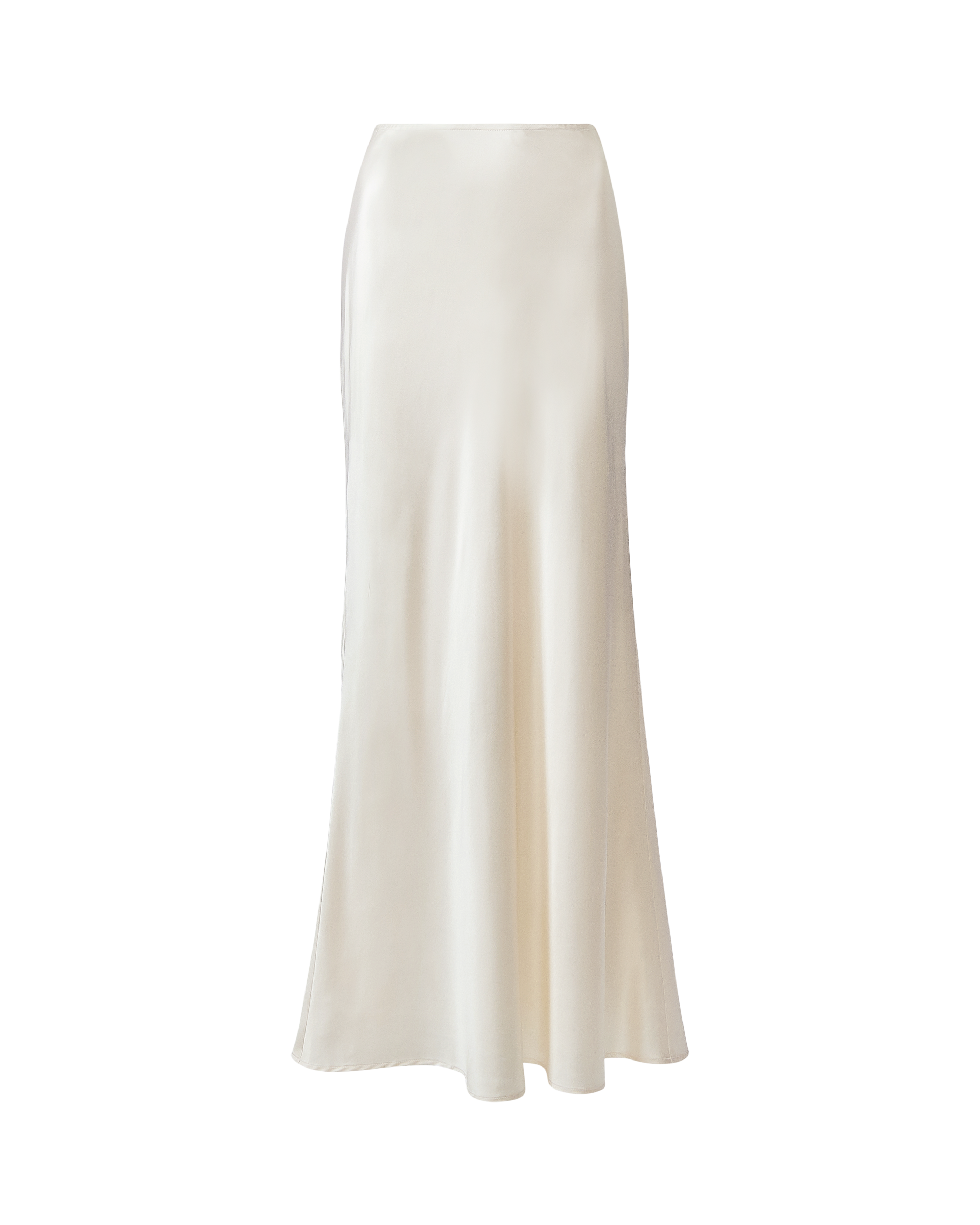 c. 1994 Ivory Bias Cut Maxi Skirt