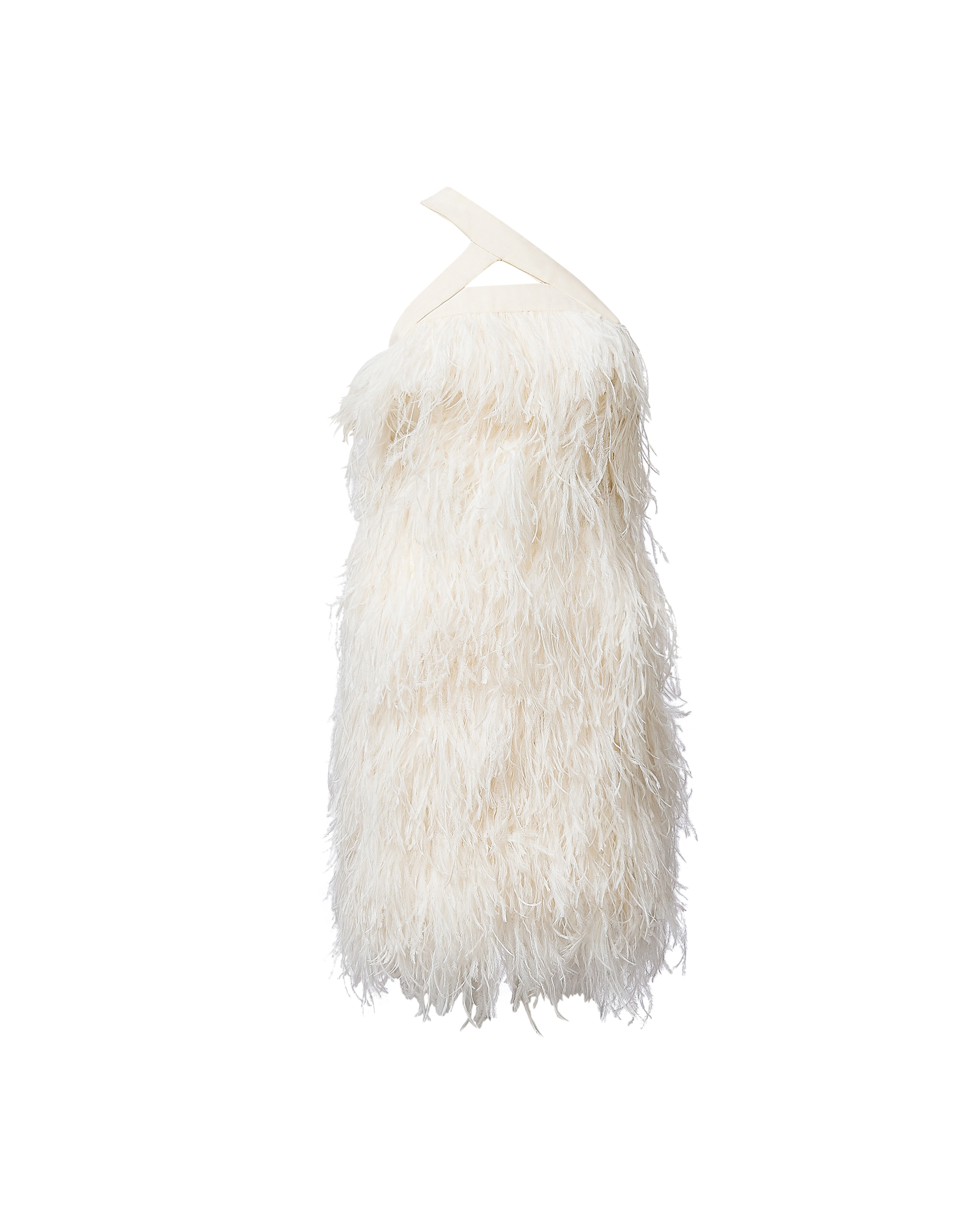 A/W 2011 Ivory Feather Mini Dress