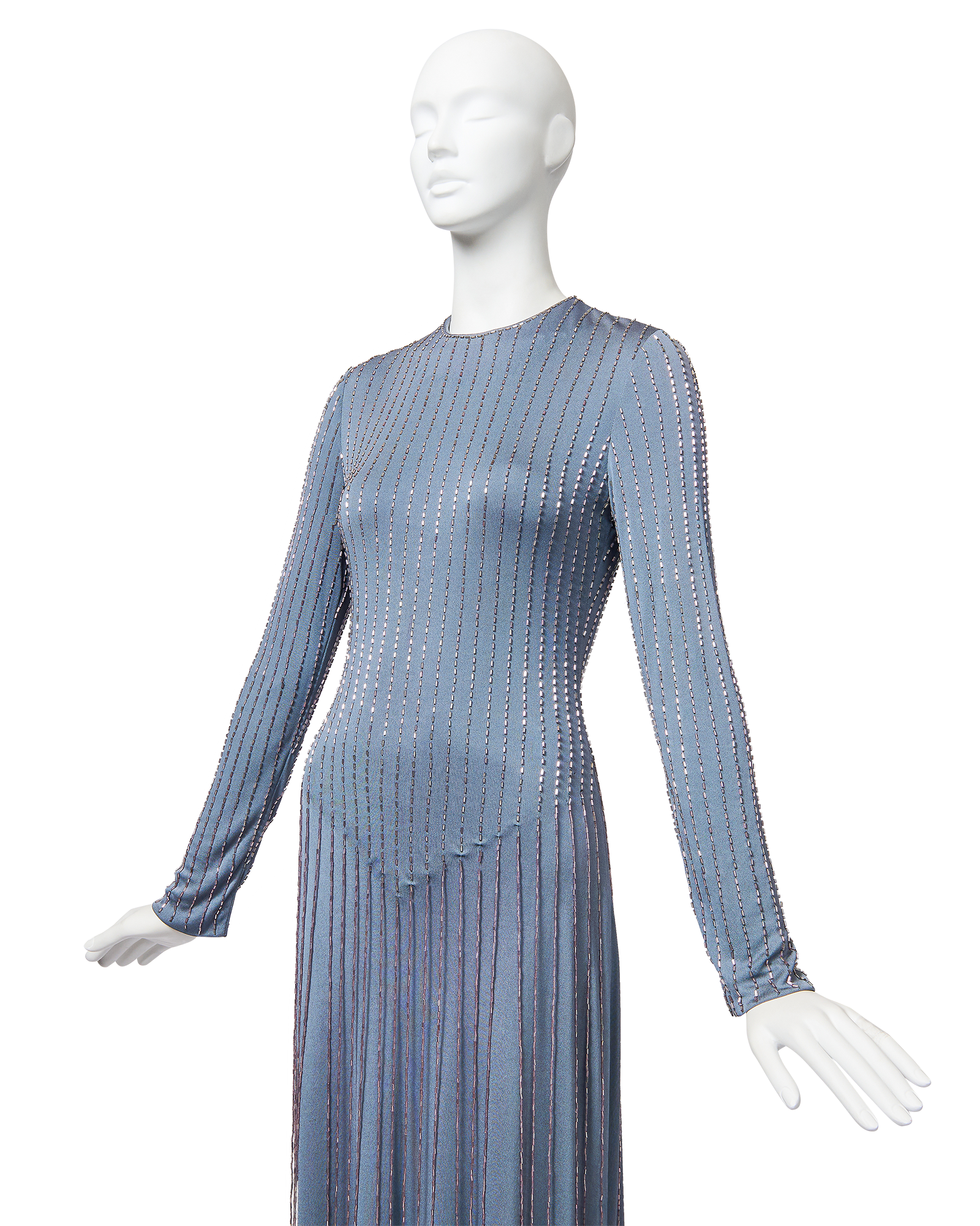 seafoam blue dress Urlanda Dress in Seafoam Sequin Knit Blue , Halter Neck , Bodycon