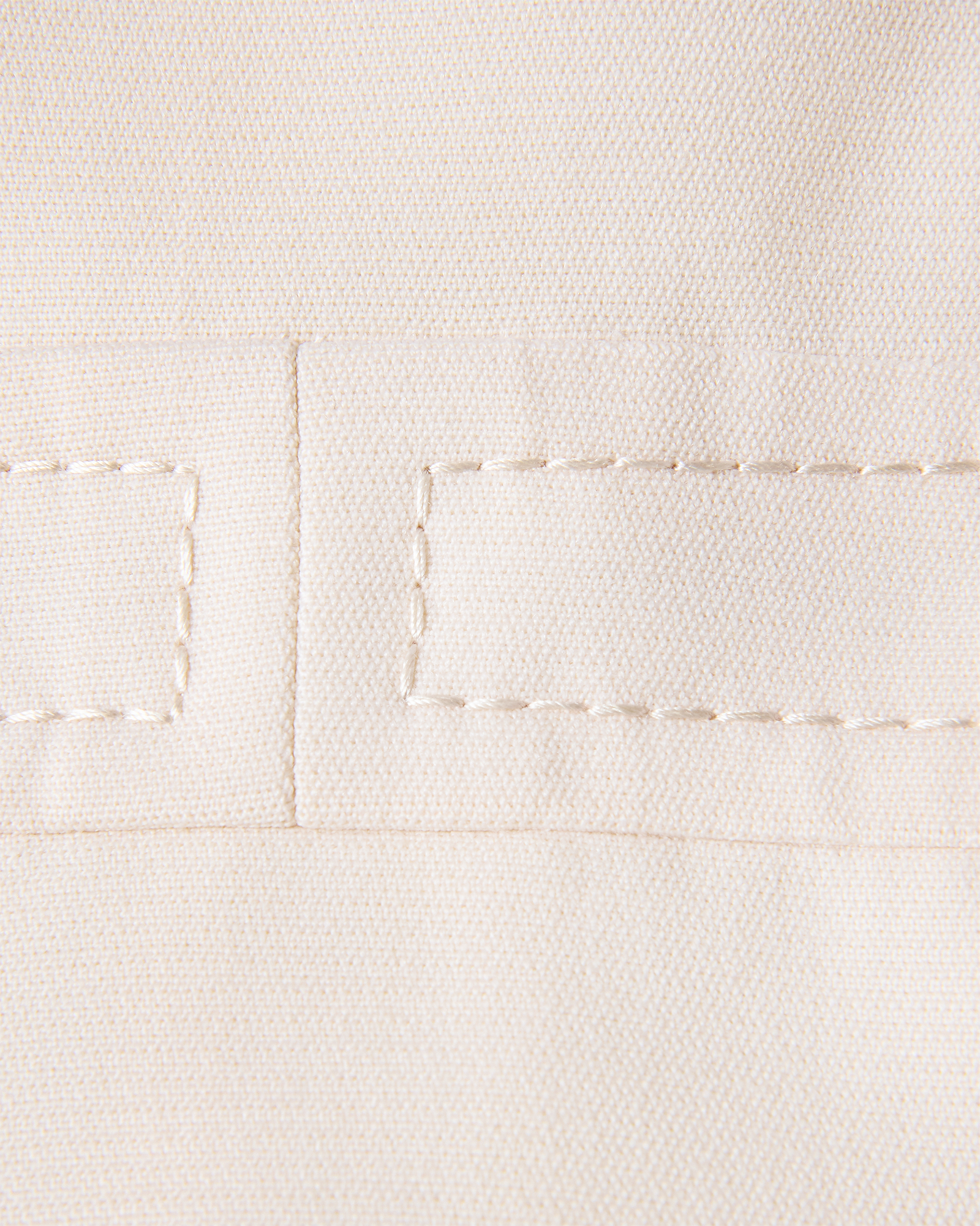 1960's Ecru Space Age Scoop Neck Sleeveless Dress