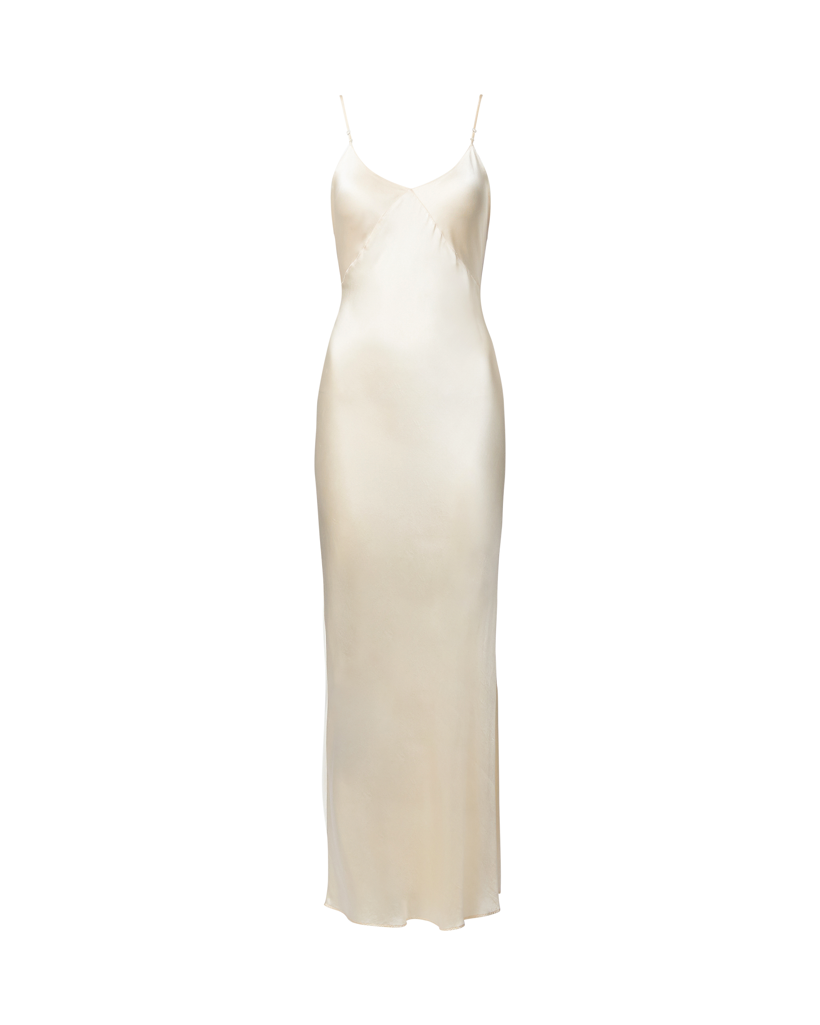 1930's Ivory Silk Slip Gown