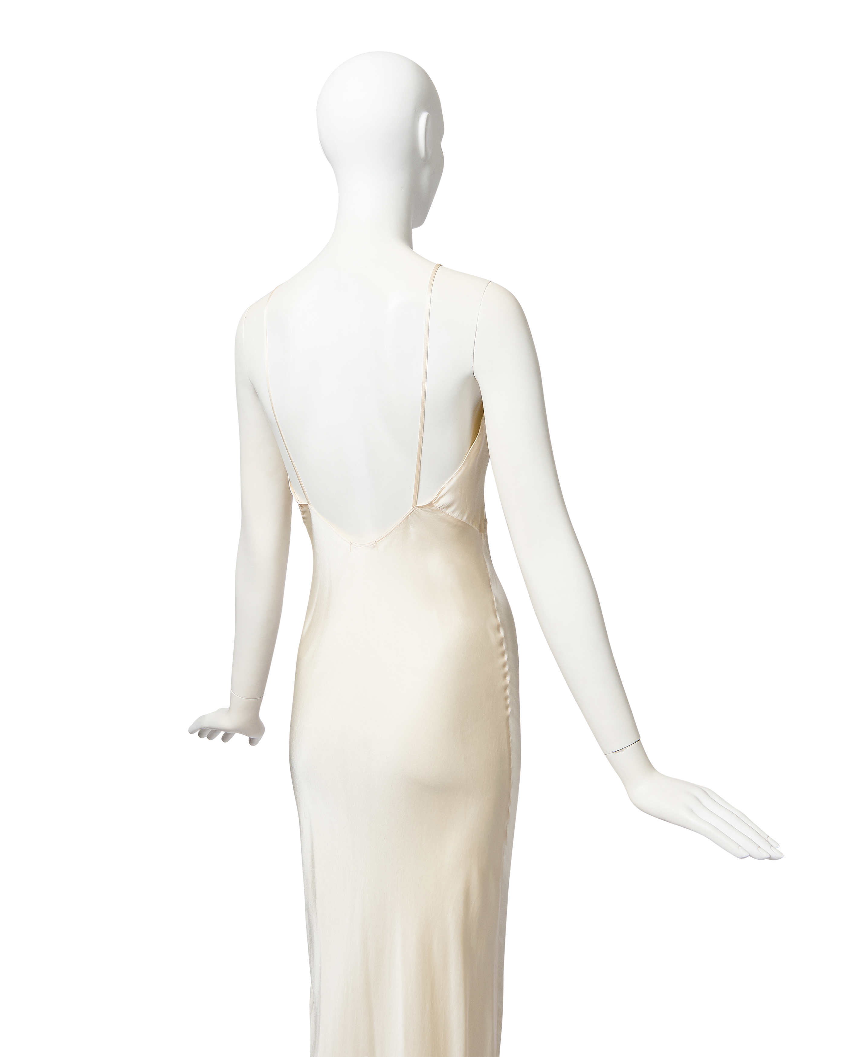 1930's Ivory Silk Slip Gown