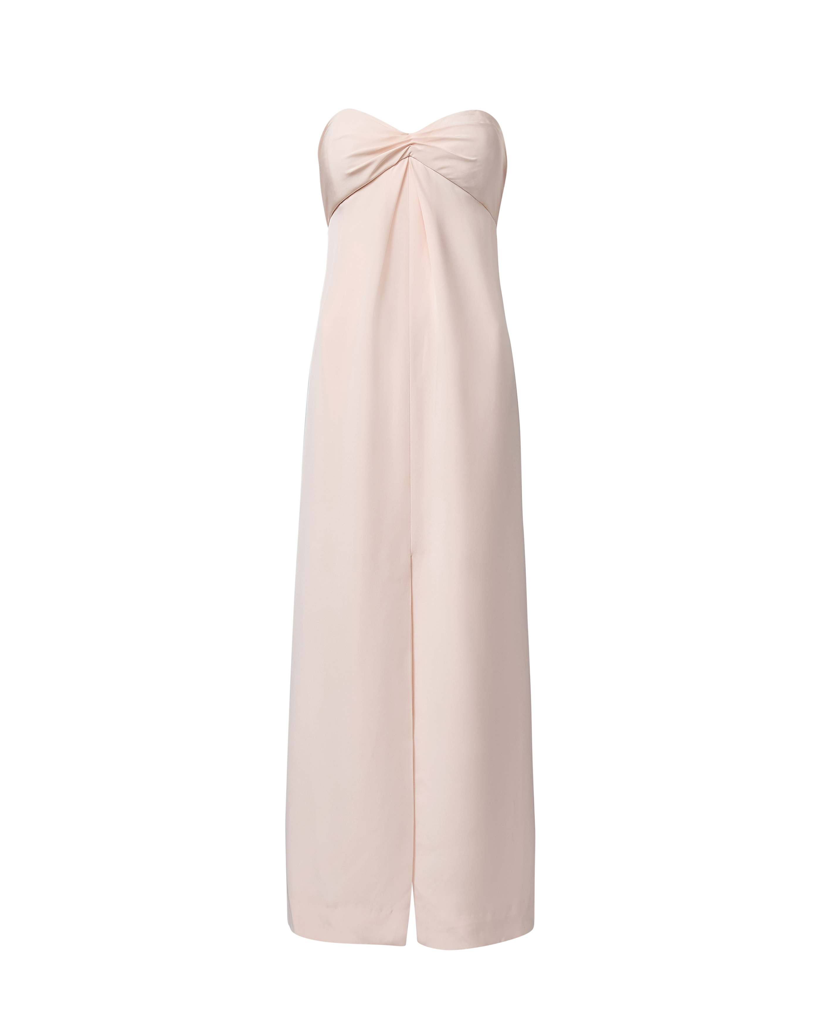 2000's Blush Ivory Strapless Dress