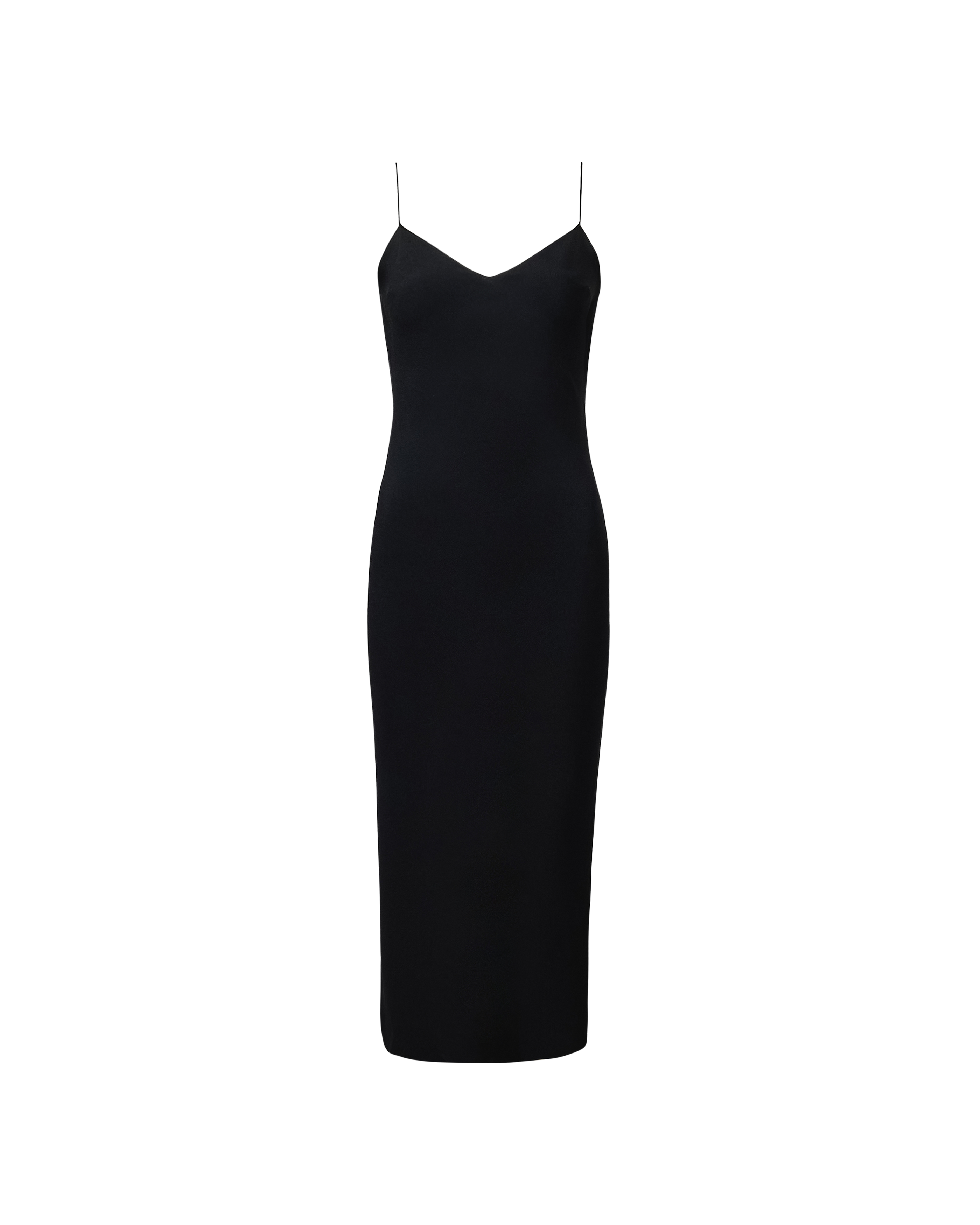 S/S 2001 Black Sleeveless Bias Cut Slip Dress