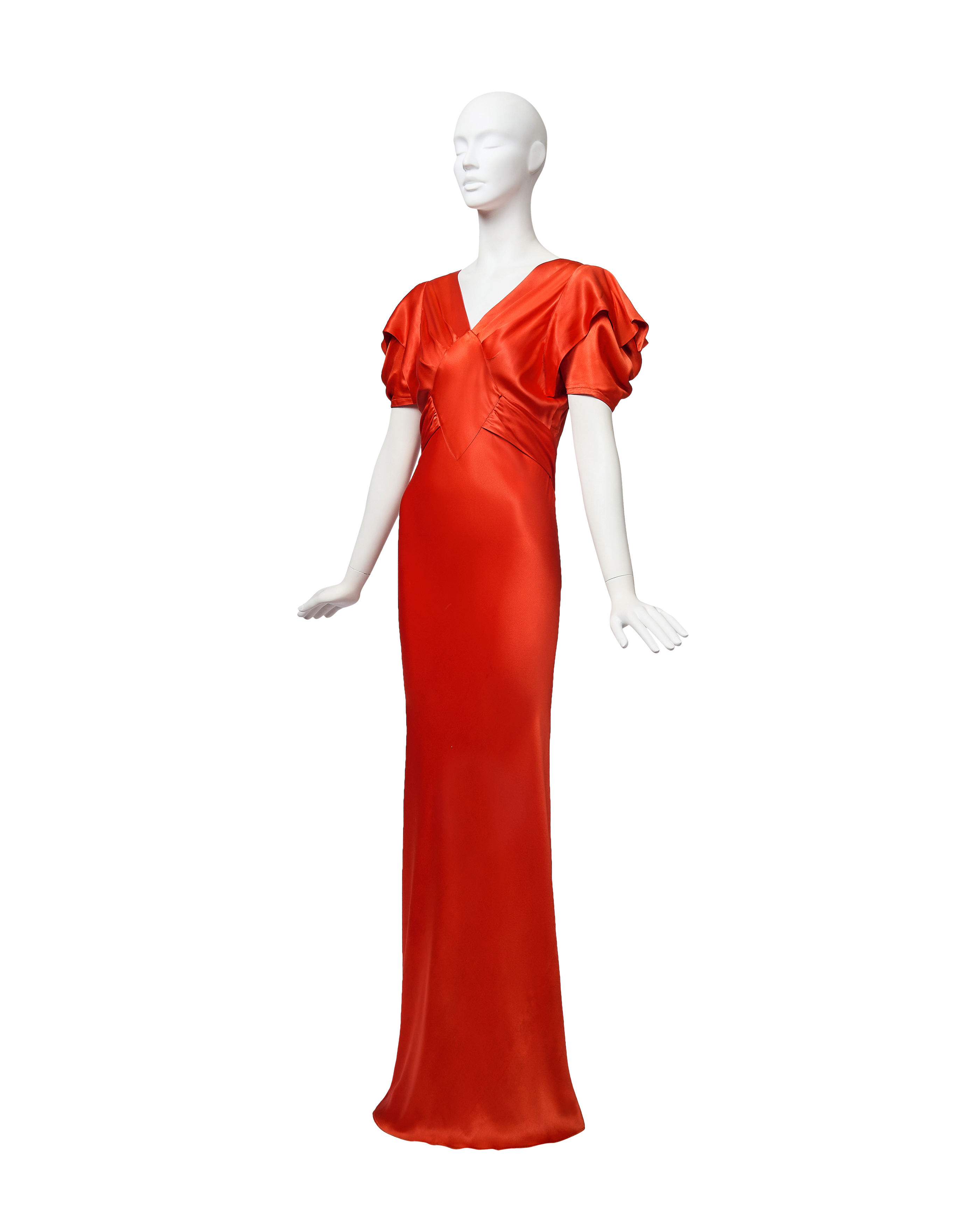 vintage red silk dress vintage red dress 90s 90s Red Silk Top & Skirt Ensemble