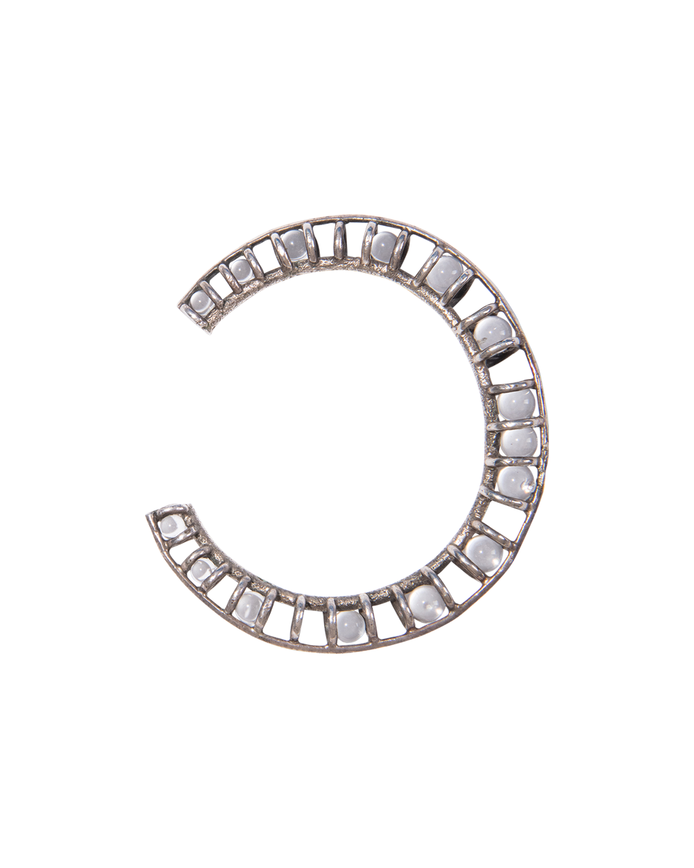 1990's Silver Column Bracelet
