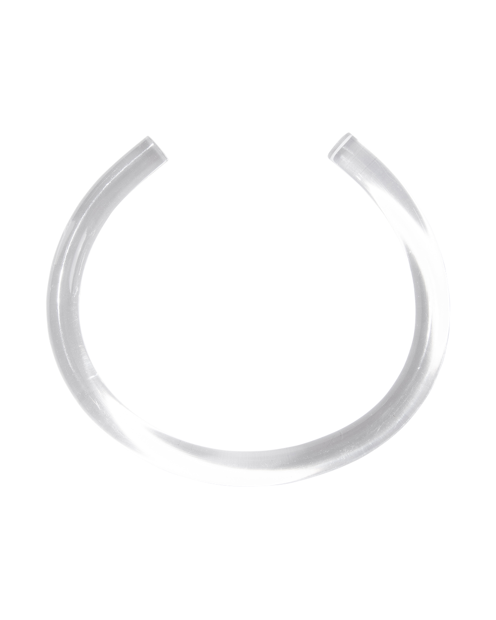 1978 Lucite Curved Collar Necklace