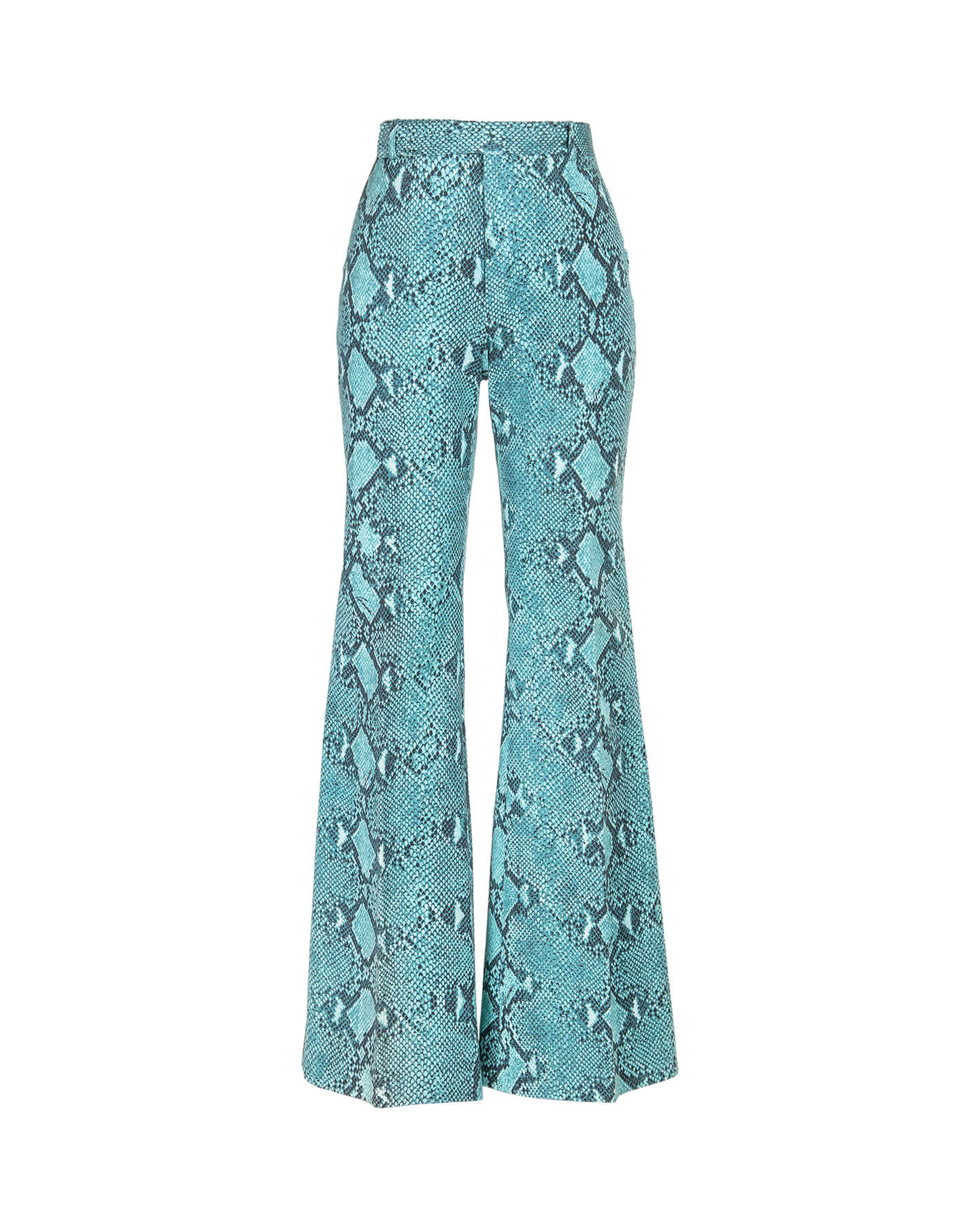 S/S 2000 Turquoise Snakeskin Trousers