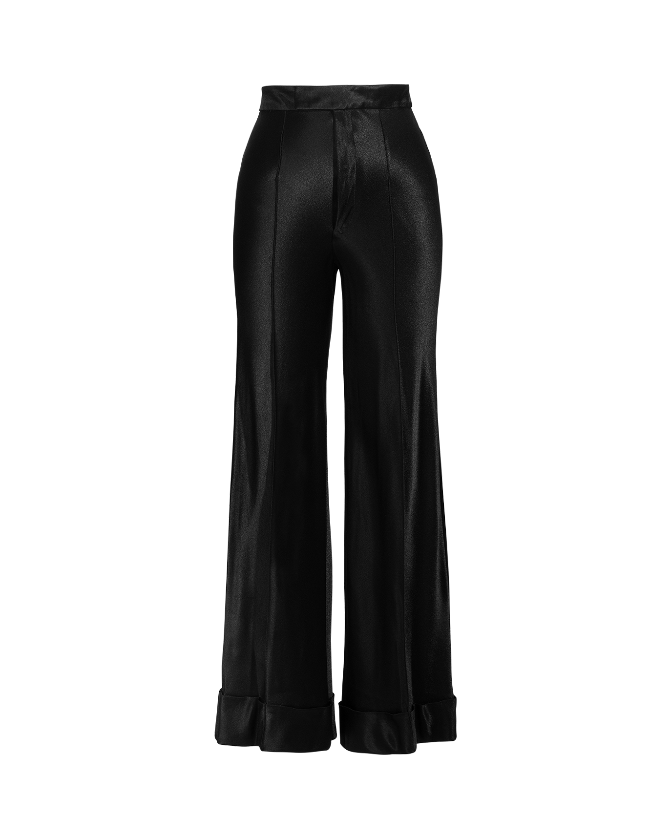 A/W 1994 Black Silk Cuffed Trousers