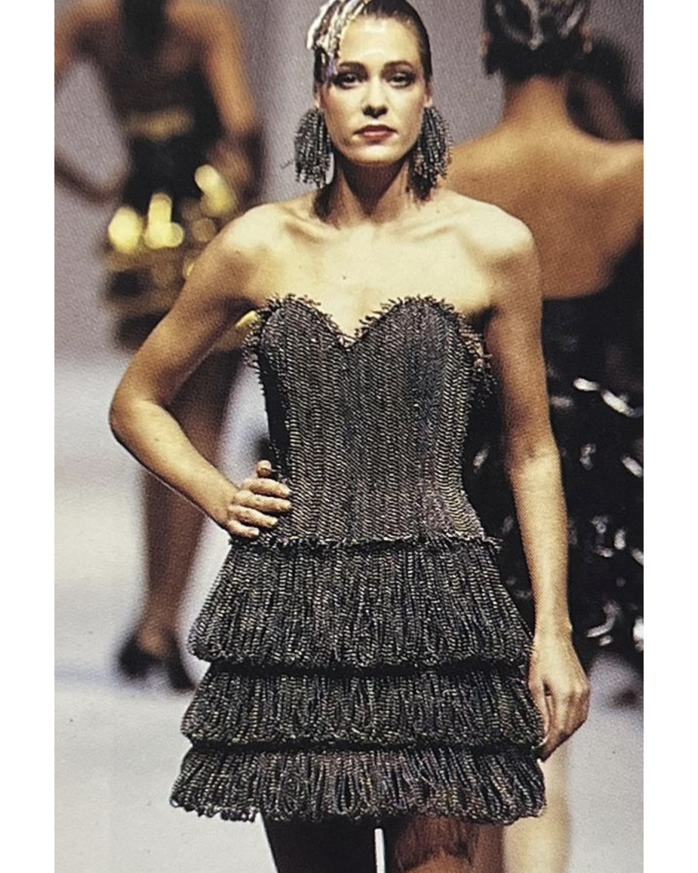 S/S 1988 Haute Couture Iridescent Beaded Set