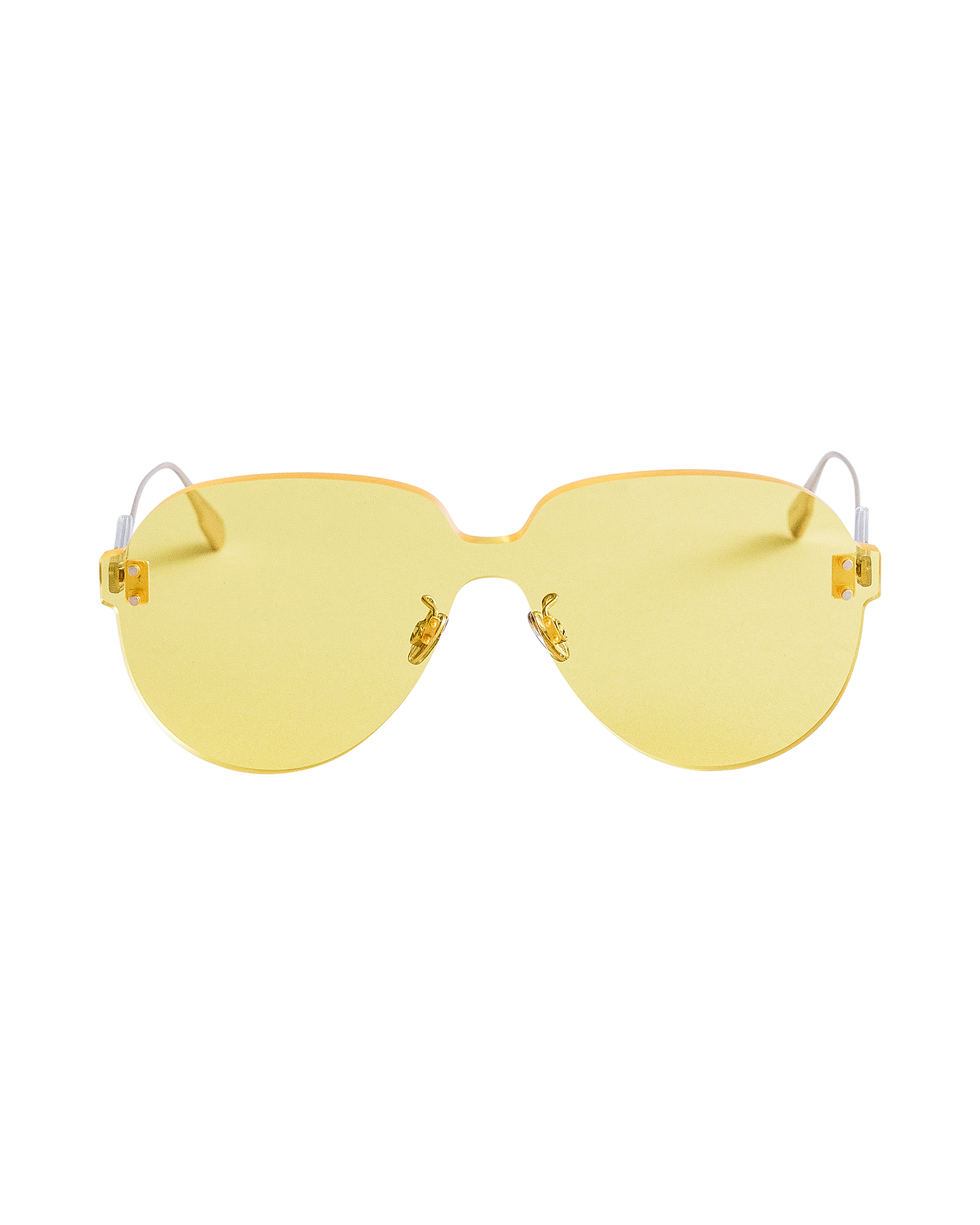 A/W 2018 'Color Quake 3' Yellow Shield Sunglasses
